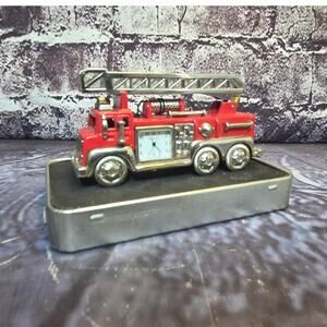 Vintage Relic Firetruck clock